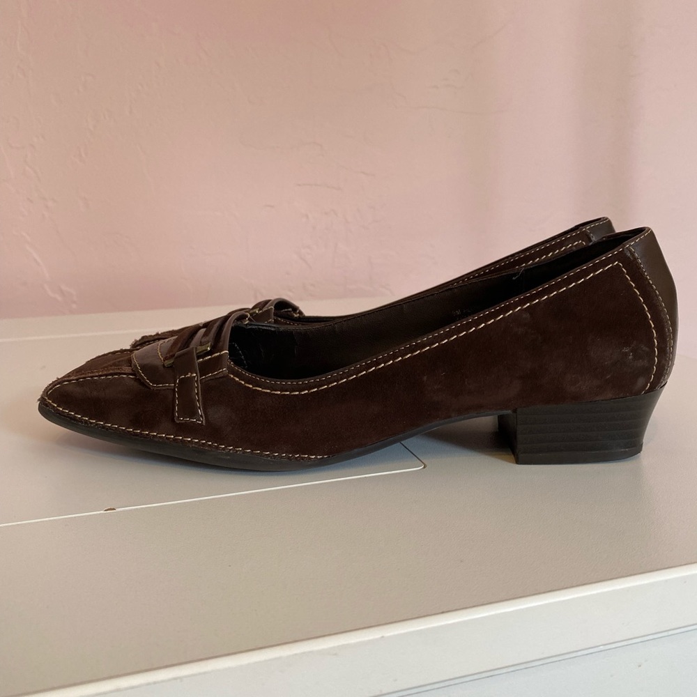 What’s What (by Aerosoles), Size 9, Coffee Heels